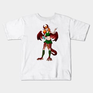 Dragon girl Kids T-Shirt
